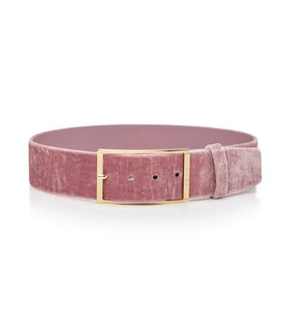 Elie Saab + High Waist Velvet Belt