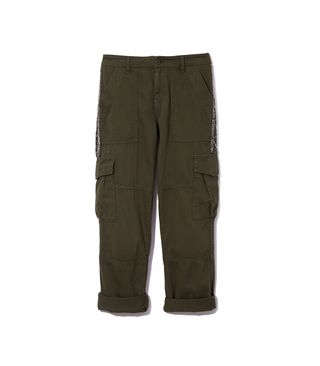 Joie + Embellished Cotton Cargo Pants