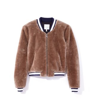 Joie + Arleigh Faux Shearling Bomber