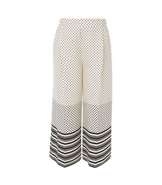 Topshop + Spot Stripe Crop Maternity Trousers