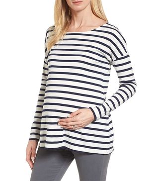 Isabella Oliver + Caia Stripe Maternity Top