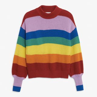 Monki + Crew Neck Knit Sweater