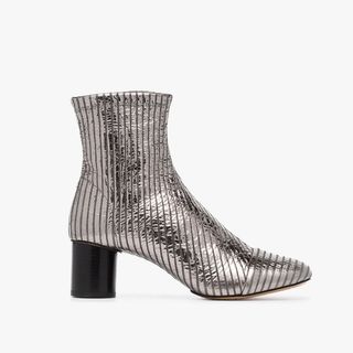 Isabel Marant + Datsy 50 Calf Leather And Lamb Skin Boots