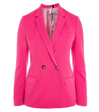 Topshop + Double Breasted Suit Jacket