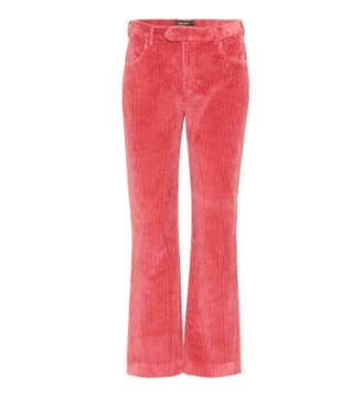 Isabel Marant + Reo Cropped Corduroy Trousers