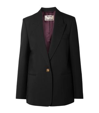 Acne Studios + Krista Wool-Crepe Blazer