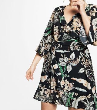 Violeta + Print Wrap Dress