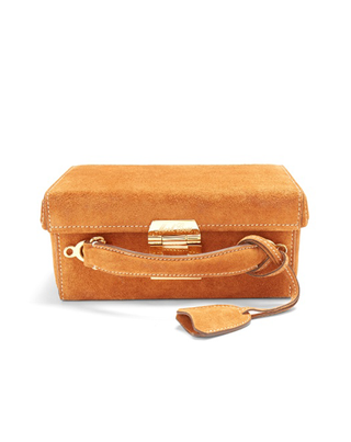 Mark Cross + Grace Small Suede Box Bag