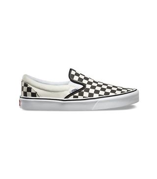 Vans + Checkerboard Slip On Sneakers