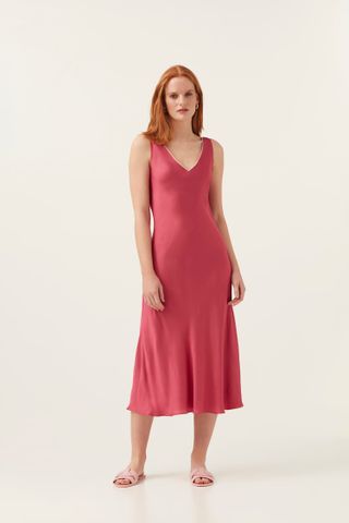 Mirla Beane + Sangria Slip Dress