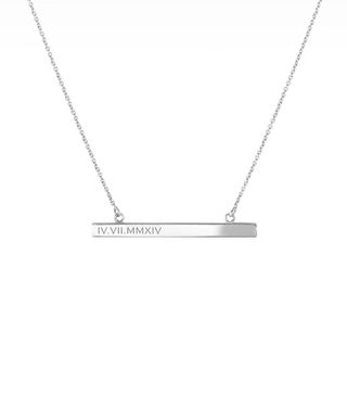 Vrai 
Oro + Bar Necklace