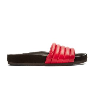 Isabel Marant + Hellea Quilted-Leather Slides