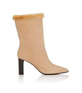 The Row + Emil Suede Mid-Calf Boots