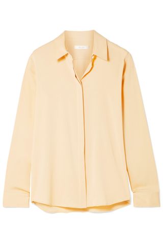 The Row + Petah Silk-Blend Crepe de Chine Shirt