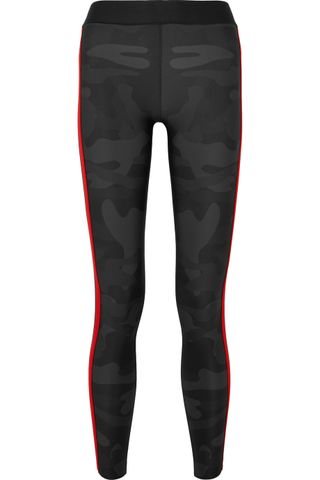 Ultracor + Knockout Appliquéd Camouflage-Print Stretch Leggings