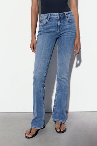 Zara + ZW The Low-Rise Jeans Bootcut Jeans
