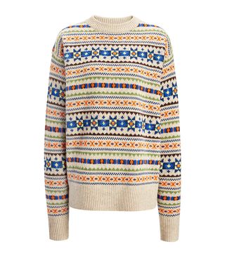 Jospeh + Fair Isle Knit Double Sweater