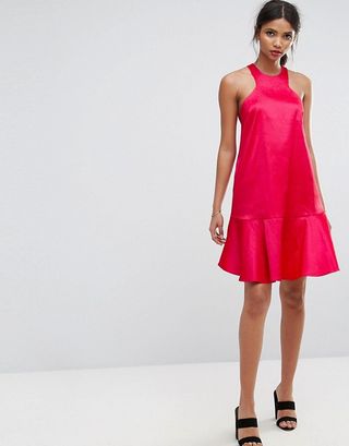 Y.A.S + Studio Dress With Fluted Hem