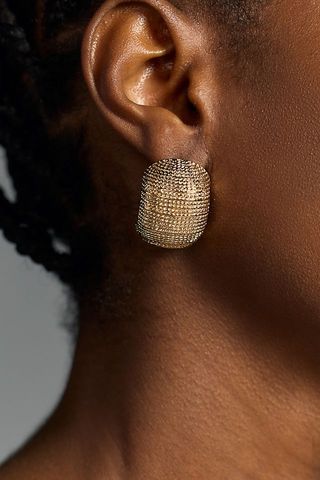 Anthropologie + Textured Chunky Earrings