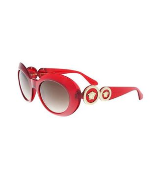 Versace + Medusa 96 Oval Sunglasses