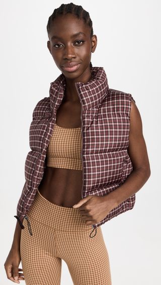 Mwl by Madewell + Plaid Puffer Vest