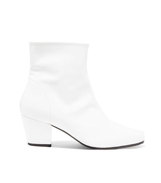 Alexachung + Beatnik Patent-Leather Ankle Boots