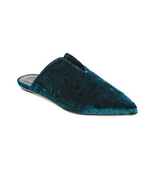 Tibi + Cacey Velvet Mules