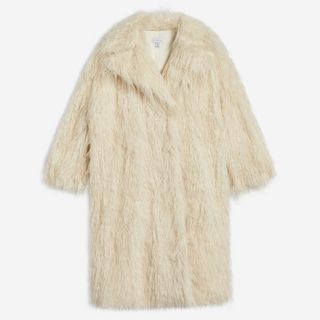 Topshop + Mongolian Faux Fur Coat
