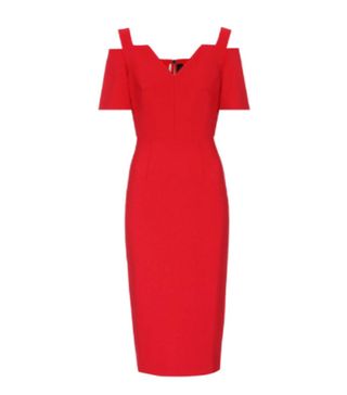 Roland Mouret + Awalton Crêpe Dress