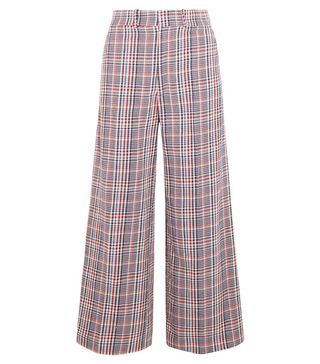 Joseph + Elton Check Ferrandi Crop Trousers