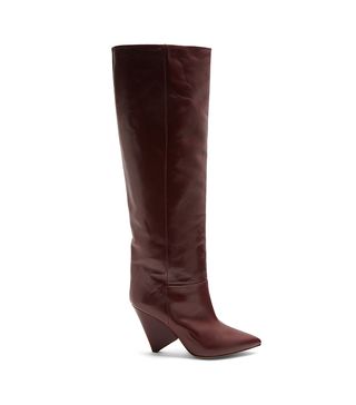 Isabel Marant + Loko Smooth-Leather Knee-High Boots