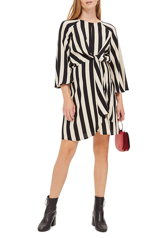 Topshop Maternity + Humbug Stripe Knot Maternity Dress