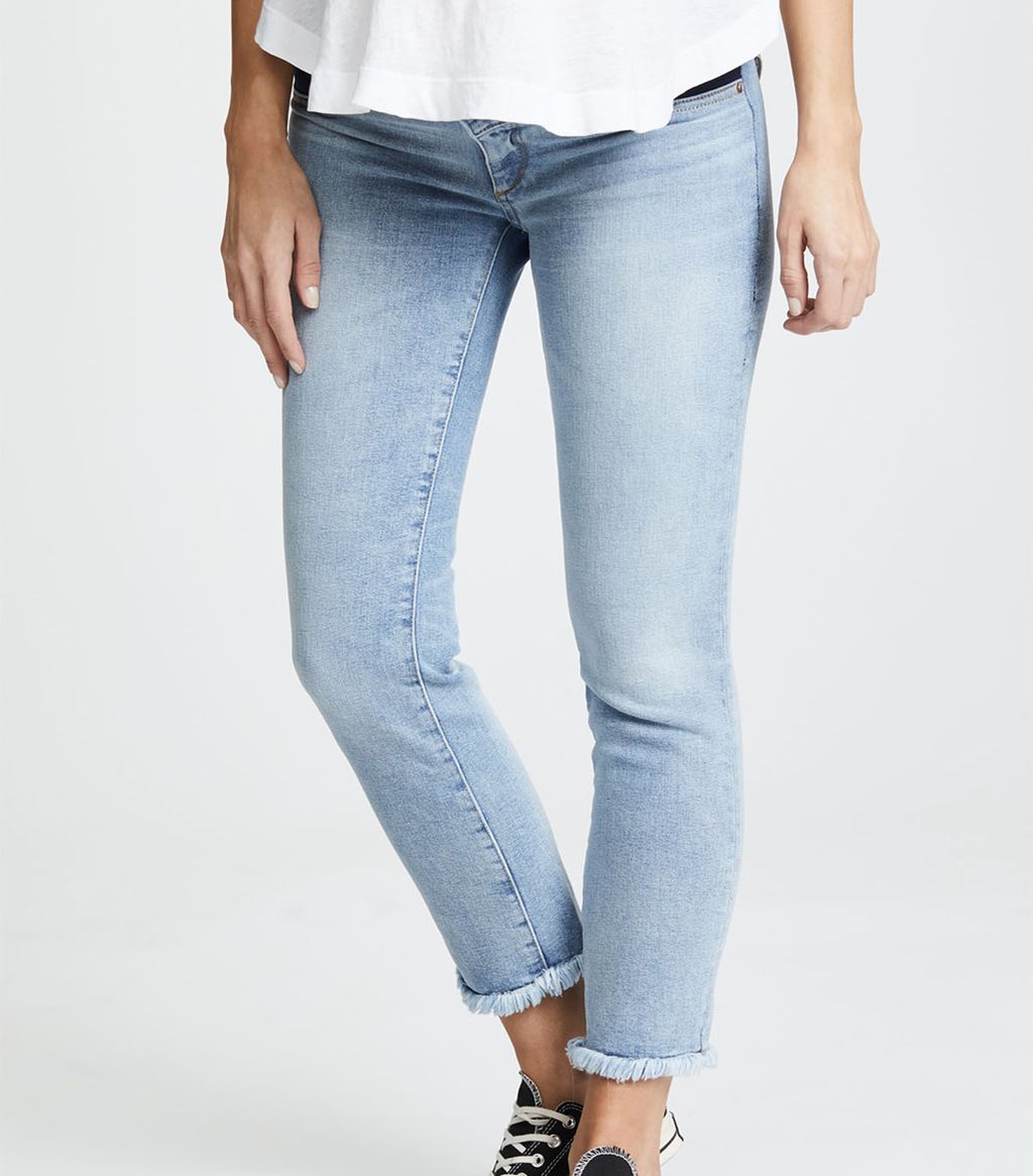 These Are the Best Petite Maternity Jeans | Who What Wear