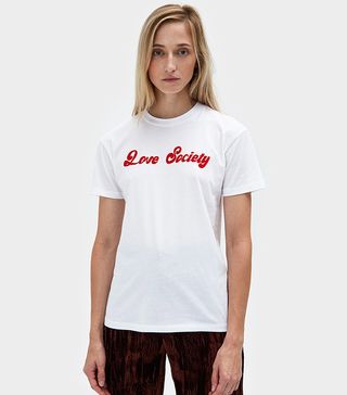 Ganni + Harway T-Shirt With Love Society