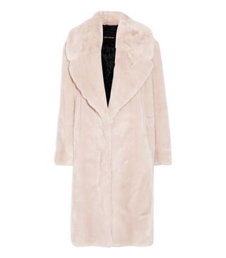 Cédric Charlier + Oversized Faux Fur Coat