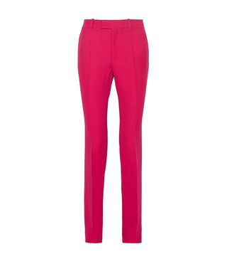 Gucci + Wool and Silk-Blend Crepe Straight-Leg Pants