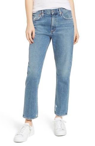 Agolde + Cigarette High Waist Jeans