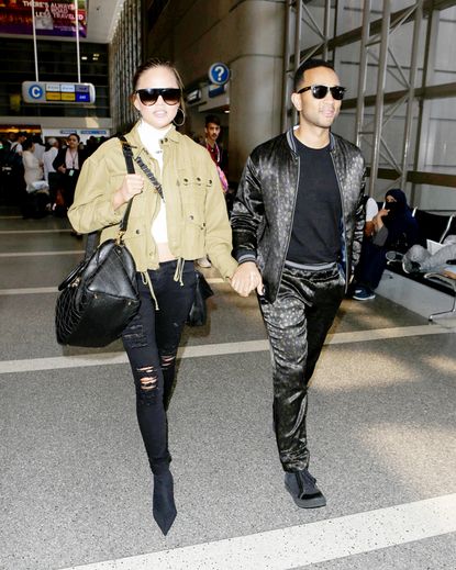 The Jacket Style Celebs Love to Travel In | Who What Wear
