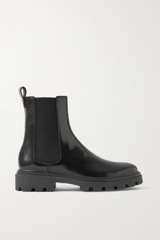 TOD's + Gomma Pesante Glossed-Leather Chelsea Boots