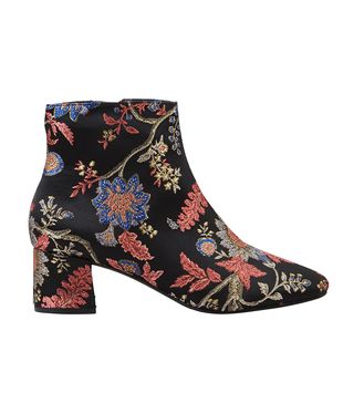 Matalan + Floral Brocade Ankle Boots