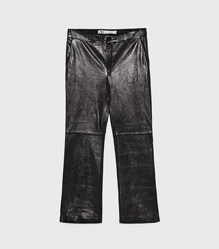 Zara + Leather Trousers