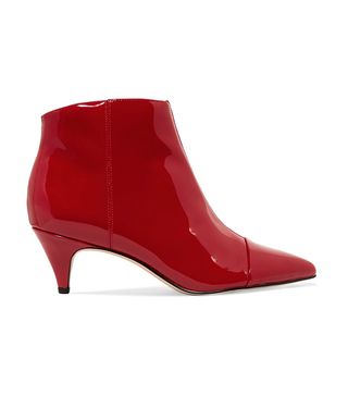 Sam Edelman + Kinzey Patent-Leather Ankle Boots