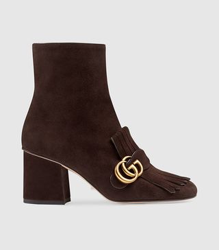 Gucci + Suede Ankle Boots