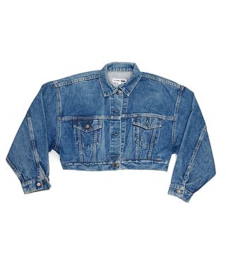 Re/Done + Cropped Denim Jacket