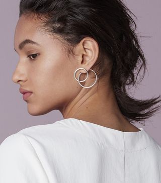 Finery London + Ossom Double Circle Earrings
