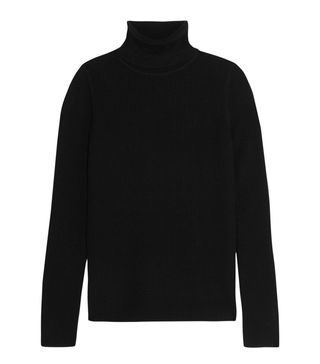 Iris and Ink + Lee Ribbed Wool Turtleneck Sweater