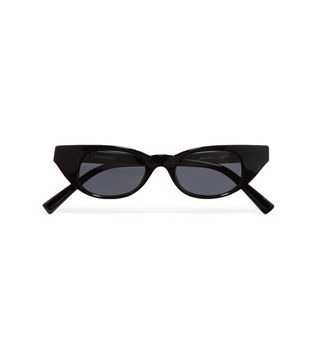 Le Specs x Adam Selman + The Breaker Cat-Eye Acetate Sunglasses
