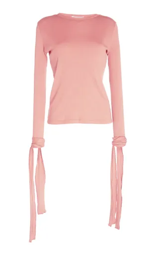 J.W.Anderson + Tie Cuff Rib Tee