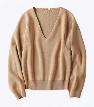 Uniqlo U + Merino Blend V Neck Sweater