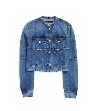 J Brand + Cropped Denim Jacket